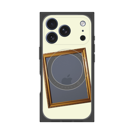 プレミアムスクエアケース with MagSafe［ Photo Frame - Ivory ］