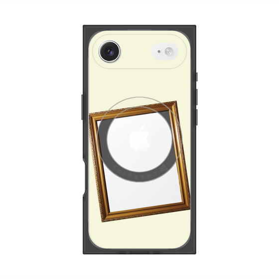 プレミアムスクエアケース with MagSafe［ Photo Frame - Ivory ］