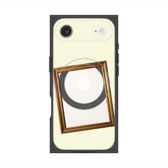 プレミアムスクエアケース with MagSafe［ Photo Frame - Ivory ］