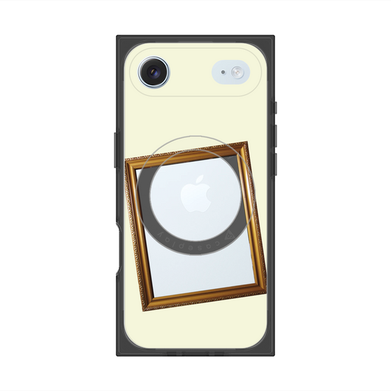 プレミアムスクエアケース with MagSafe［ Photo Frame - Ivory ］