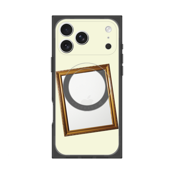 プレミアムスクエアケース with MagSafe［ Photo Frame - Ivory ］