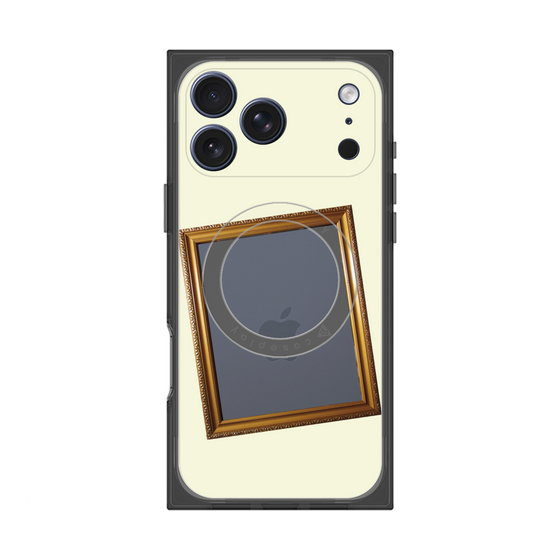 プレミアムスクエアケース with MagSafe［ Photo Frame - Ivory ］