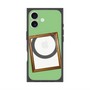 プレミアムスクエアケース with MagSafe［ Photo Frame - Light Green ］