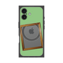 プレミアムスクエアケース with MagSafe［ Photo Frame - Light Green ］