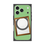 プレミアムスクエアケース with MagSafe［ Photo Frame - Light Green ］