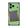 プレミアムスクエアケース with MagSafe［ Photo Frame - Light Green ］