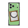 プレミアムスクエアケース with MagSafe［ Photo Frame - Light Green ］