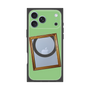 プレミアムスクエアケース with MagSafe［ Photo Frame - Light Green ］