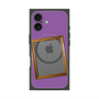 プレミアムスクエアケース with MagSafe［ Photo Frame - Purple ］