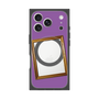 プレミアムスクエアケース with MagSafe［ Photo Frame - Purple ］