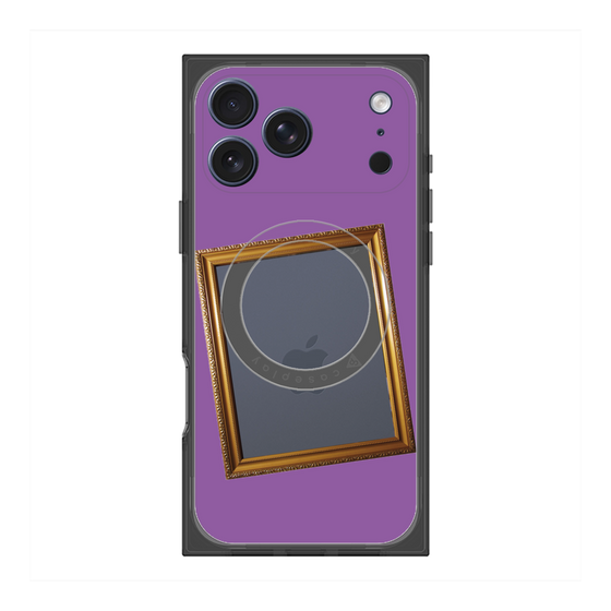 プレミアムスクエアケース with MagSafe［ Photo Frame - Purple ］