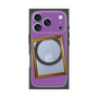 プレミアムスクエアケース with MagSafe［ Photo Frame - Purple ］