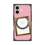 プレミアムスクエアケース with MagSafe［ Photo Frame - Pink ］