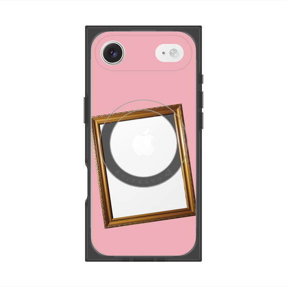 プレミアムスクエアケース with MagSafe［ Photo Frame - Pink ］