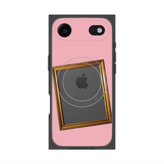 プレミアムスクエアケース with MagSafe［ Photo Frame - Pink ］