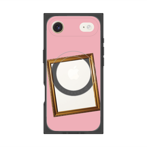 プレミアムスクエアケース with MagSafe［ Photo Frame - Pink ］