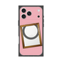 プレミアムスクエアケース with MagSafe［ Photo Frame - Pink ］