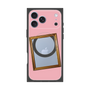 プレミアムスクエアケース with MagSafe［ Photo Frame - Pink ］