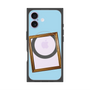 プレミアムスクエアケース with MagSafe［ Photo Frame - Light Blue ］