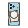 プレミアムスクエアケース with MagSafe［ Photo Frame - Light Blue ］