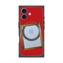 プレミアムスクエアケース with MagSafe［ Photo Frame - Red ］
