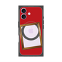 プレミアムスクエアケース with MagSafe［ Photo Frame - Red ］