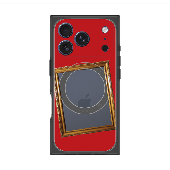 プレミアムスクエアケース with MagSafe［ Photo Frame - Red ］
