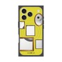 プレミアムスクエアケース with MagSafe［ Photo Frames - Yellow ］