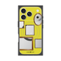 プレミアムスクエアケース with MagSafe［ Photo Frames - Yellow ］