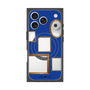 プレミアムスクエアケース with MagSafe［ Photo Frames - Blue ］