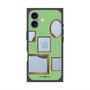 プレミアムスクエアケース with MagSafe［ Photo Frames - Light Green ］