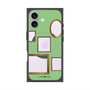 プレミアムスクエアケース with MagSafe［ Photo Frames - Light Green ］