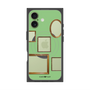 プレミアムスクエアケース with MagSafe［ Photo Frames - Light Green ］
