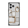 プレミアムスクエアケース with MagSafe［ Photo Frames - Light Gray ］
