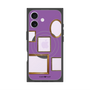 プレミアムスクエアケース with MagSafe［ Photo Frames - Purple ］