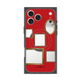 プレミアムスクエアケース with MagSafe［ Photo Frames - Red ］