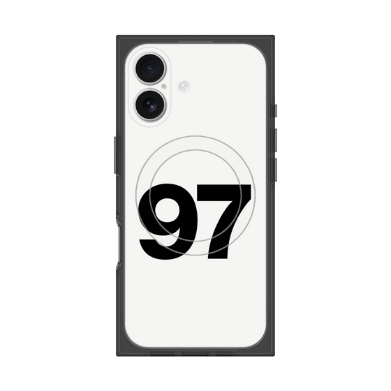 プレミアムスクエアケース with MagSafe［ No.97 - White ］