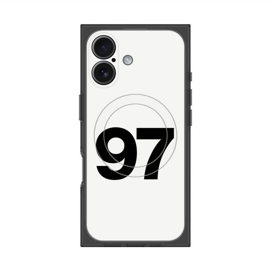 プレミアムスクエアケース with MagSafe［ No.97 - White ］