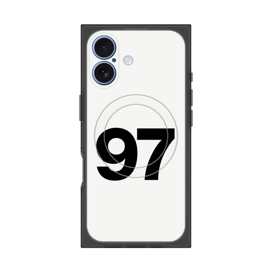 プレミアムスクエアケース with MagSafe［ No.97 - White ］
