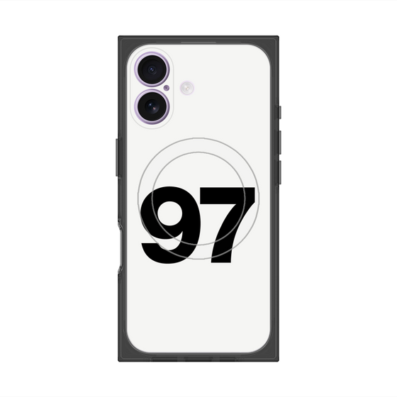 プレミアムスクエアケース with MagSafe［ No.97 - White ］