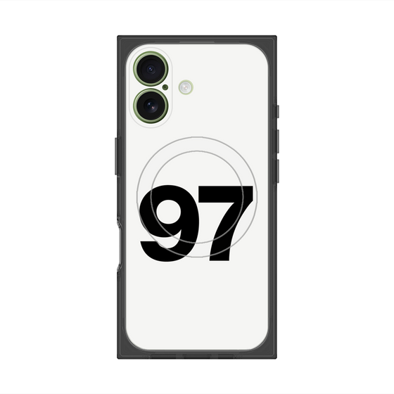 プレミアムスクエアケース with MagSafe［ No.97 - White ］