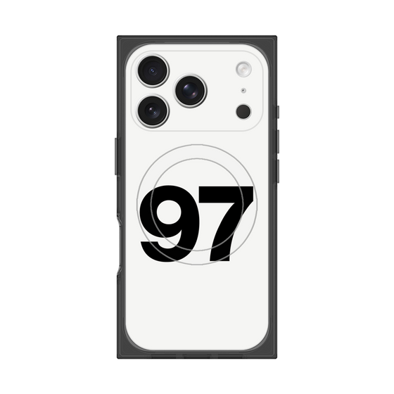 プレミアムスクエアケース with MagSafe［ No.97 - White ］
