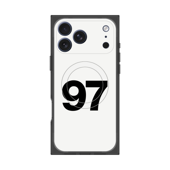 プレミアムスクエアケース with MagSafe［ No.97 - White ］