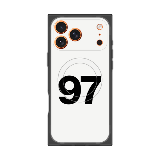 プレミアムスクエアケース with MagSafe［ No.97 - White ］