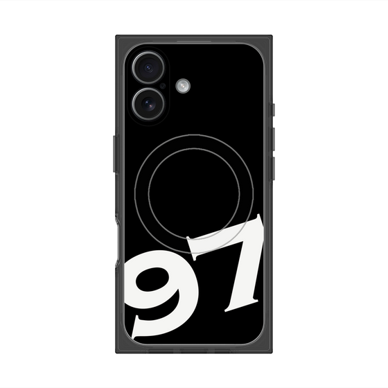 プレミアムスクエアケース with MagSafe［ No.97 - Black ］