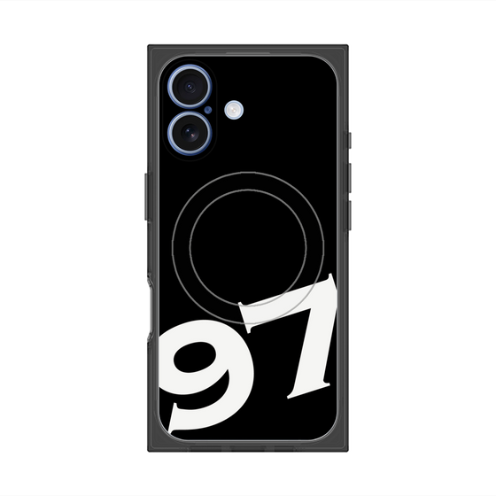 プレミアムスクエアケース with MagSafe［ No.97 - Black ］