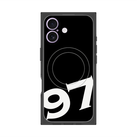 プレミアムスクエアケース with MagSafe［ No.97 - Black ］