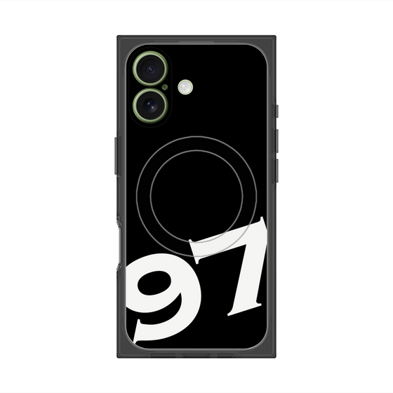 プレミアムスクエアケース with MagSafe［ No.97 - Black ］