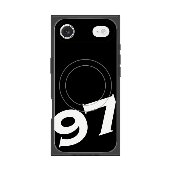 プレミアムスクエアケース with MagSafe［ No.97 - Black ］