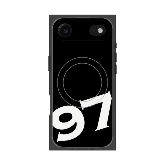 プレミアムスクエアケース with MagSafe［ No.97 - Black ］